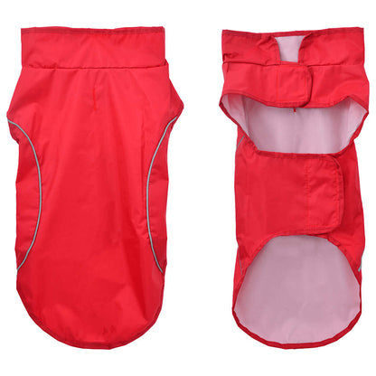 Impermeabile per Cani con Strisce Riflettenti Poliestere XXS