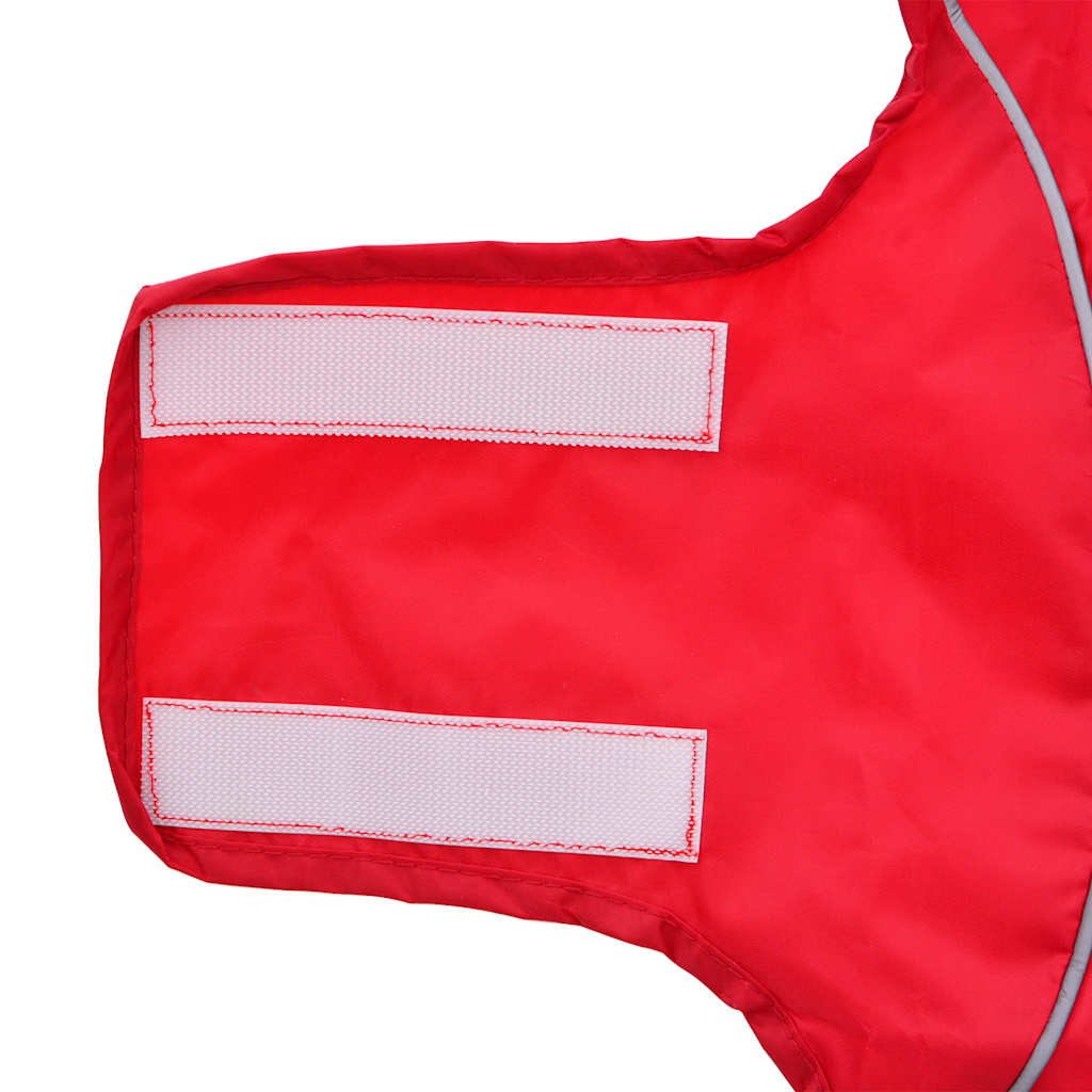 Impermeabile per Cani con Strisce Riflettenti Poliestere S | homemem39
