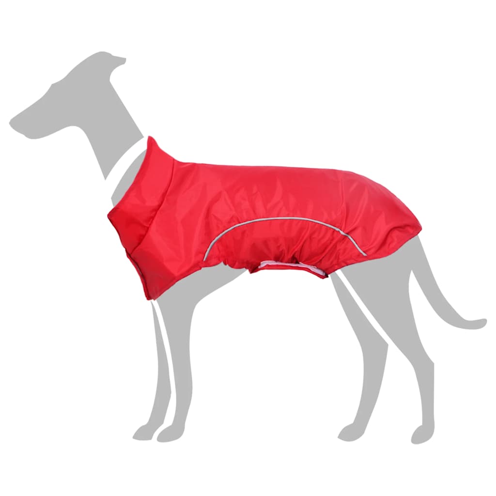Impermeabile per Cani con Strisce Riflettenti Poliestere M | homemem39