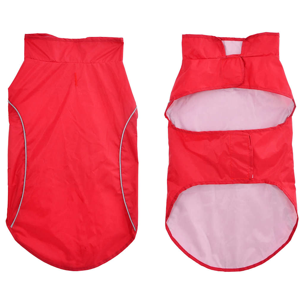 Impermeabile per Cani con Strisce Riflettenti Poliestere 2XL | homemem39