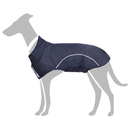 Impermeabile per Cani con Strisce Riflettenti Poliestere S