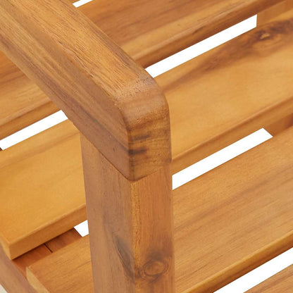 Sedie da Giardino 2 pz 50x53x80 cm Legno Massello di Acacia