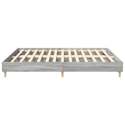 Giroletto senza Materasso Grigio Sonoma 200x200cm in Truciolato | homemem39