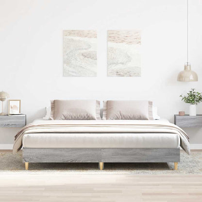 Giroletto senza Materasso Grigio Sonoma 200x200cm in Truciolato | homemem39