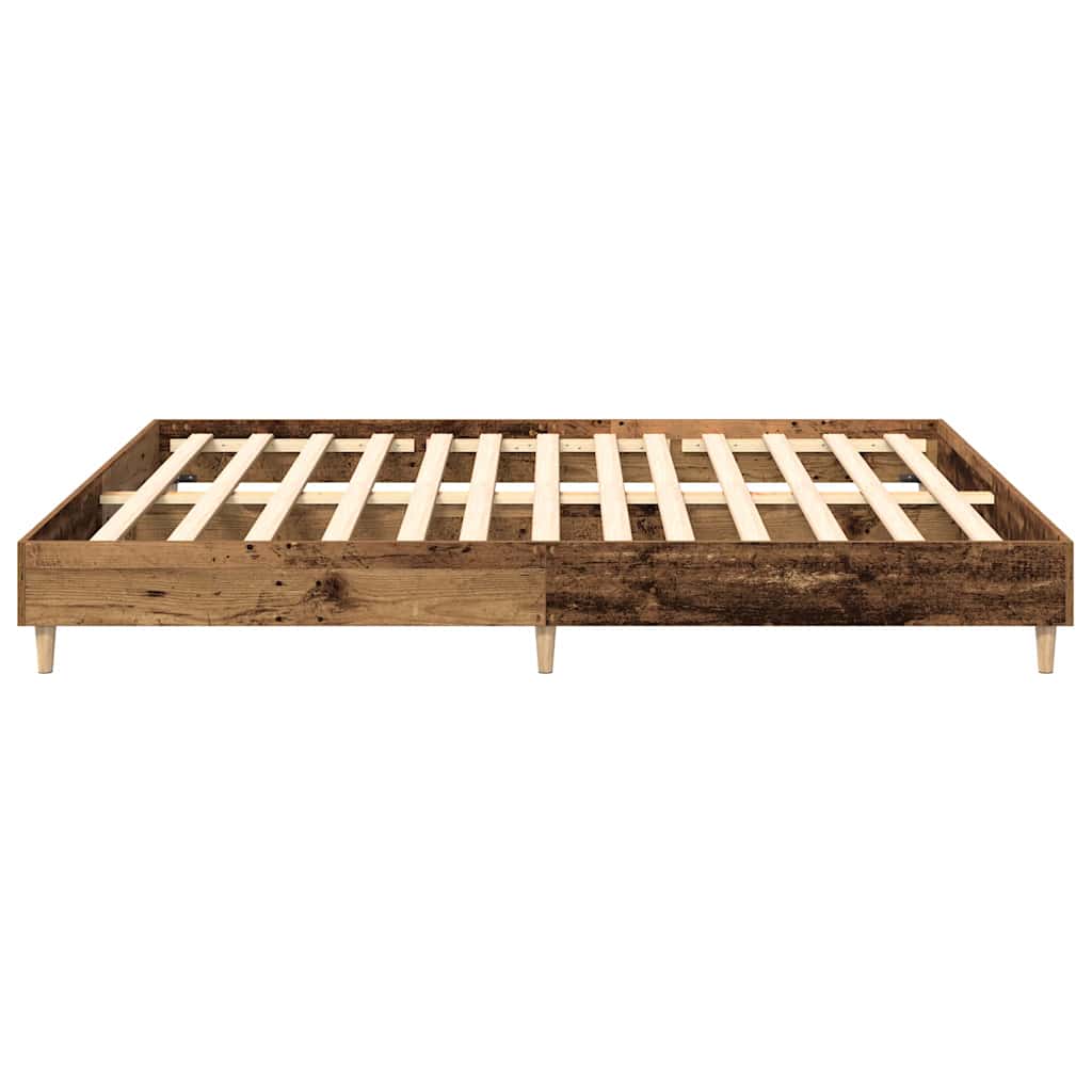 Giroletto senza Materasso Legno Antico 200x200 cm in Truciolato | homemem39