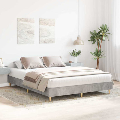 Giroletto senza Materasso Grigio Cemento 150x200 cm Truciolato | homemem39
