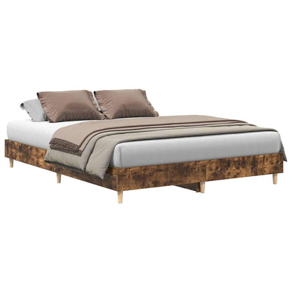 Giroletto senza Materasso Rovere Fumo 150x200 cm in Truciolato | homemem39