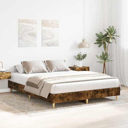 Giroletto senza Materasso Rovere Fumo 150x200 cm in Truciolato | homemem39