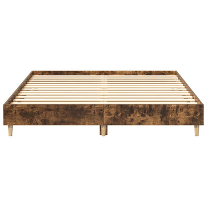 Giroletto senza Materasso Rovere Fumo 150x200 cm in Truciolato | homemem39