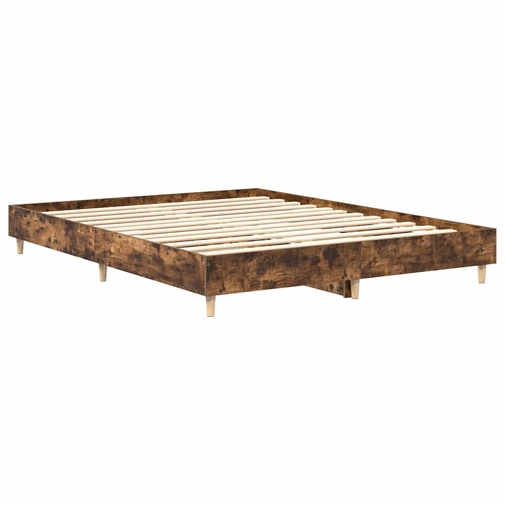 Giroletto senza Materasso Rovere Fumo 150x200 cm in Truciolato | homemem39