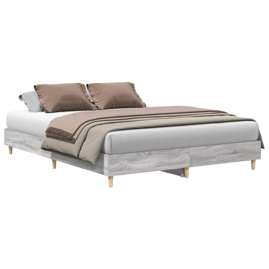 Giroletto senza Materasso Grigio Sonoma 150x200 cm Truciolato | homemem39