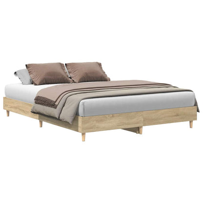 Giroletto senza Materasso Rovere Sonoma 140x200cm in Truciolato | homemem39