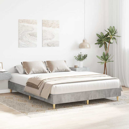 Giroletto senza Materasso Grigio Cemento 140x200 cm Truciolato | homemem39