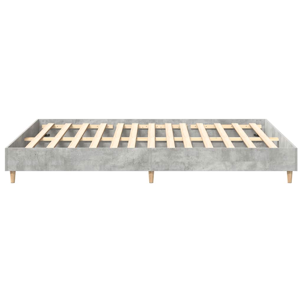 Giroletto senza Materasso Grigio Cemento 140x200 cm Truciolato | homemem39