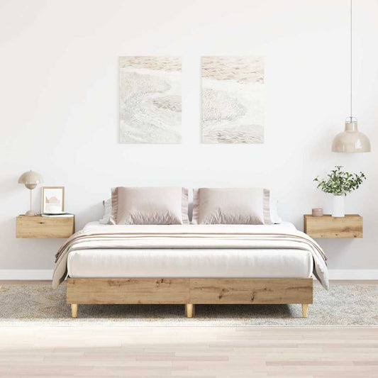 Giroletto senza Materasso Rovere Artigianale 140x200 cm | homemem39