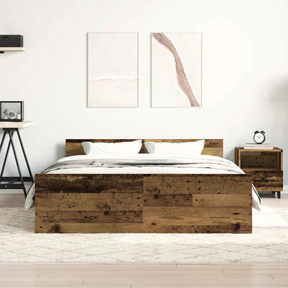 Giroletto senza Materasso Legno Antico 120x200cm in Truciolato - homemem39