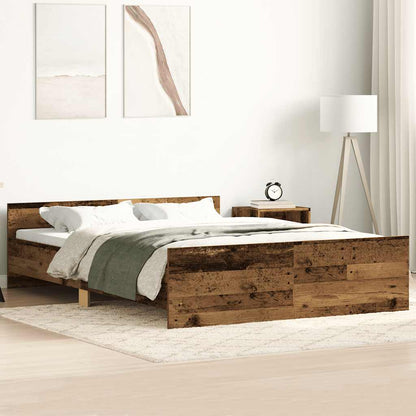 Giroletto senza Materasso Legno Antico 120x200cm in Truciolato - homemem39