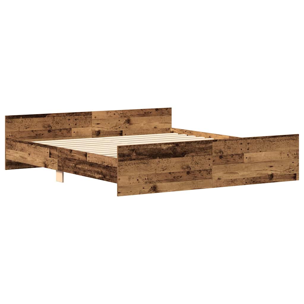 Giroletto senza Materasso Legno Antico 180x200 cm in Truciolato | homemem39