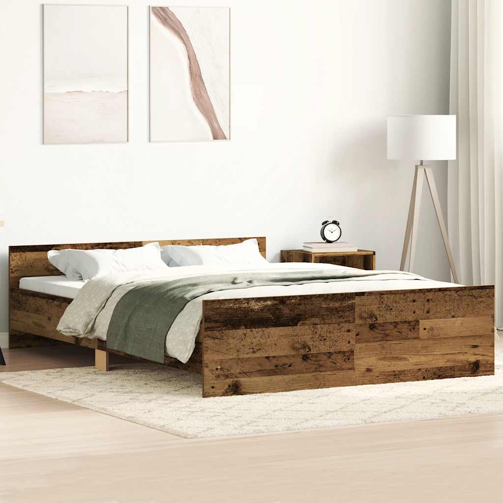 Giroletto senza Materasso Legno Antico 120x190cm in Truciolato | homemem39