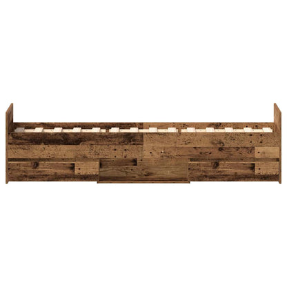 Giroletto senza Materasso Legno Antico 100x200cm in Truciolato | homemem39