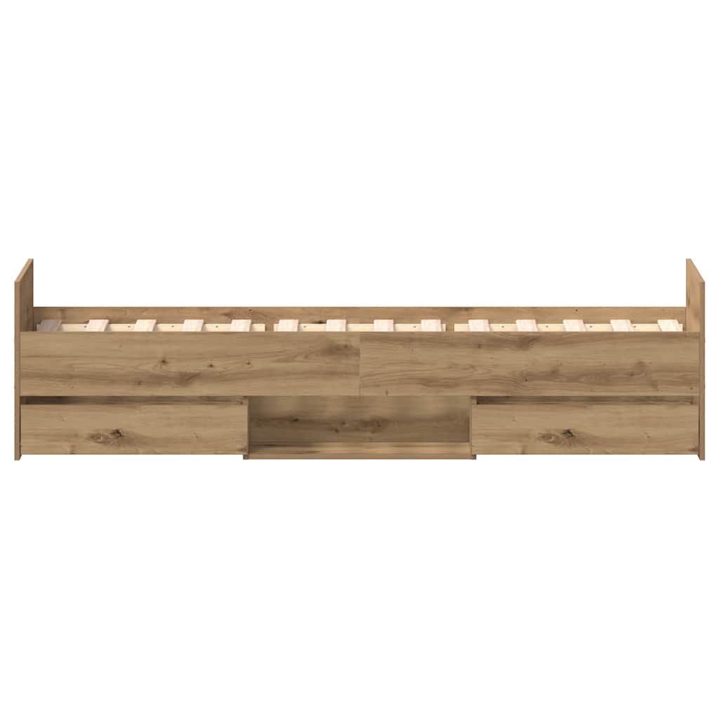 Giroletto senza Materasso Rovere Artigianale 90x190cm | homemem39