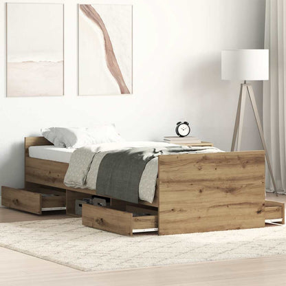 Giroletto senza Materasso Rovere Artigianale 90x190cm | homemem39