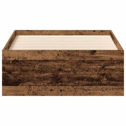Giroletto senza Materasso Legno Antico 90x200cm in Truciolato | homemem39