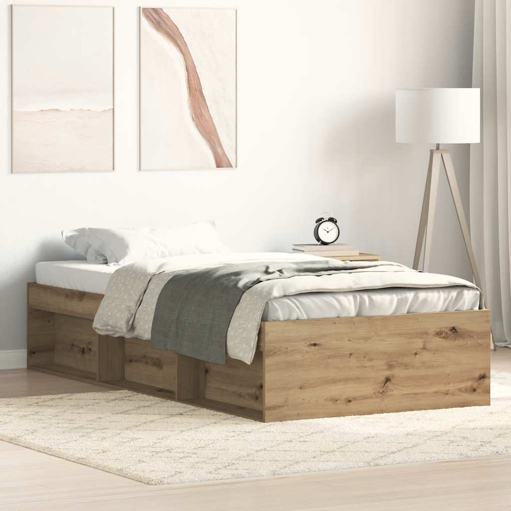 Giroletto senza Materasso Rovere Artigianale 90x200cm | homemem39