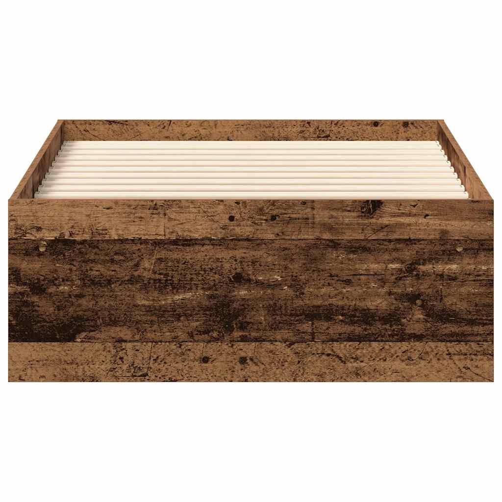 Giroletto senza Materasso Legno Antico 100x200cm in Truciolato - homemem39