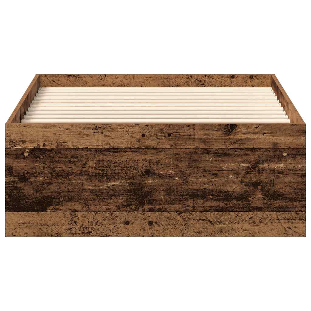 Giroletto senza Materasso Legno Antico 90x190cm in Truciolato | homemem39