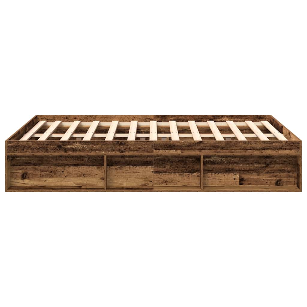 Giroletto senza Materasso Legno Antico 140x200cm in Truciolato | homemem39