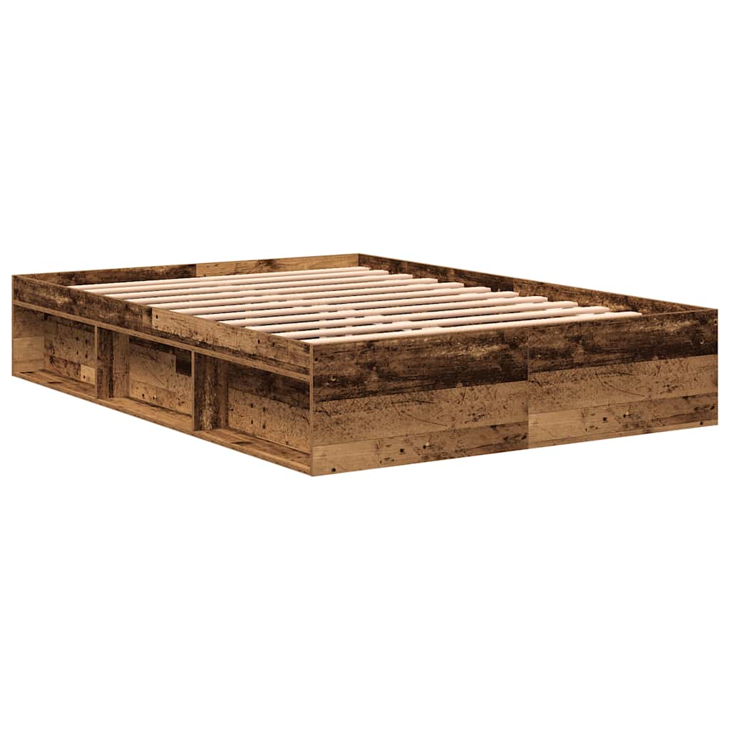 Giroletto senza Materasso Legno Antico 140x200cm in Truciolato | homemem39