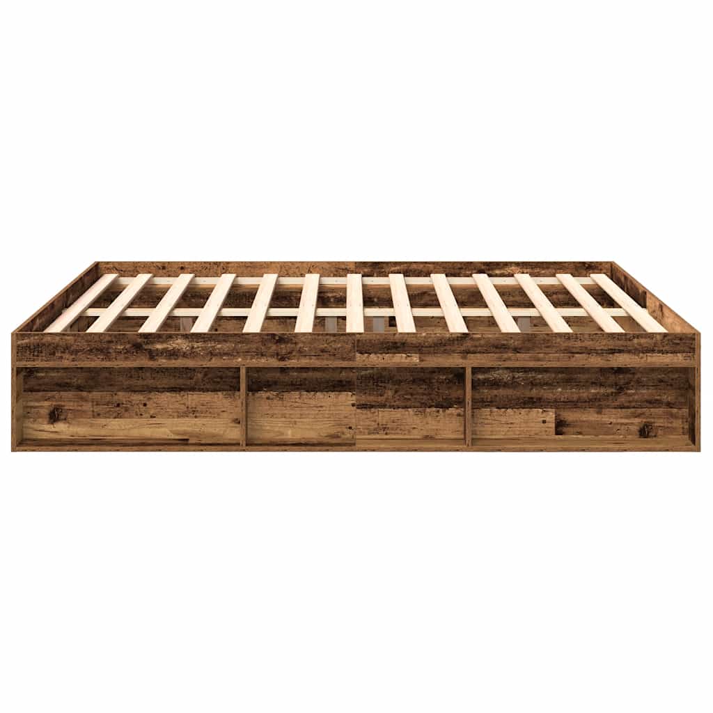 Giroletto senza Materasso Legno Antico 180x200 cm in Truciolato | homemem39