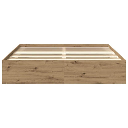 Giroletto senza Materasso Rovere Artigianale 200x200 cm | homemem39