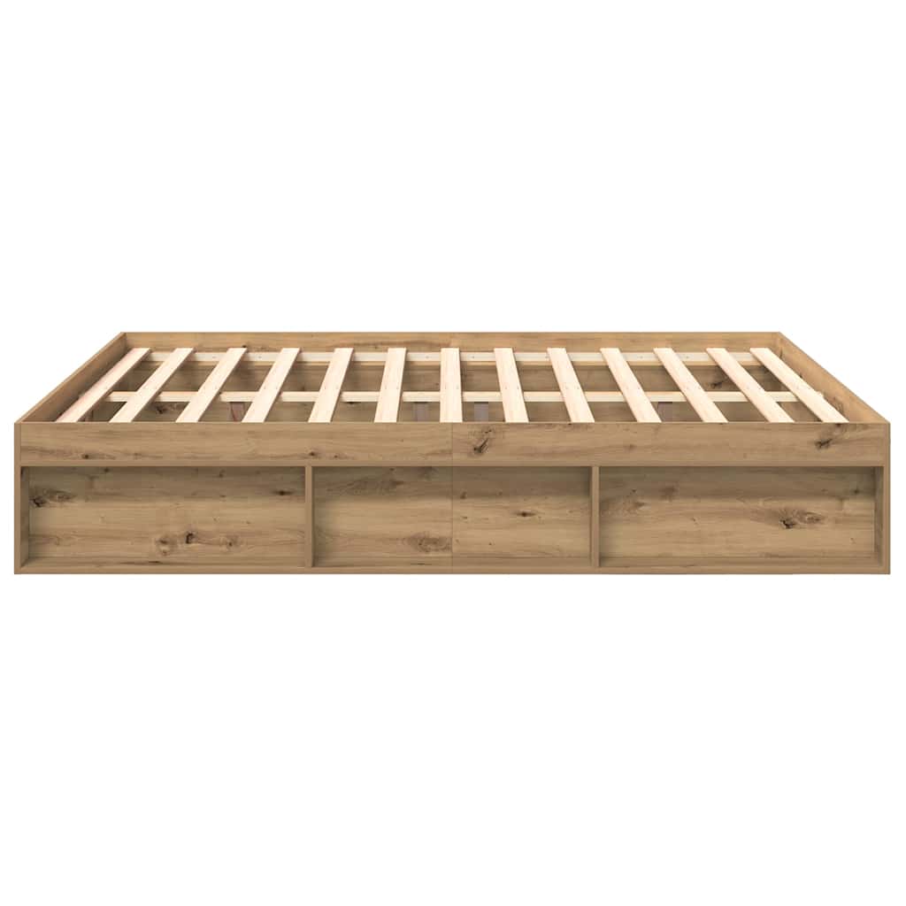 Giroletto senza Materasso Rovere Artigianale 200x200 cm | homemem39