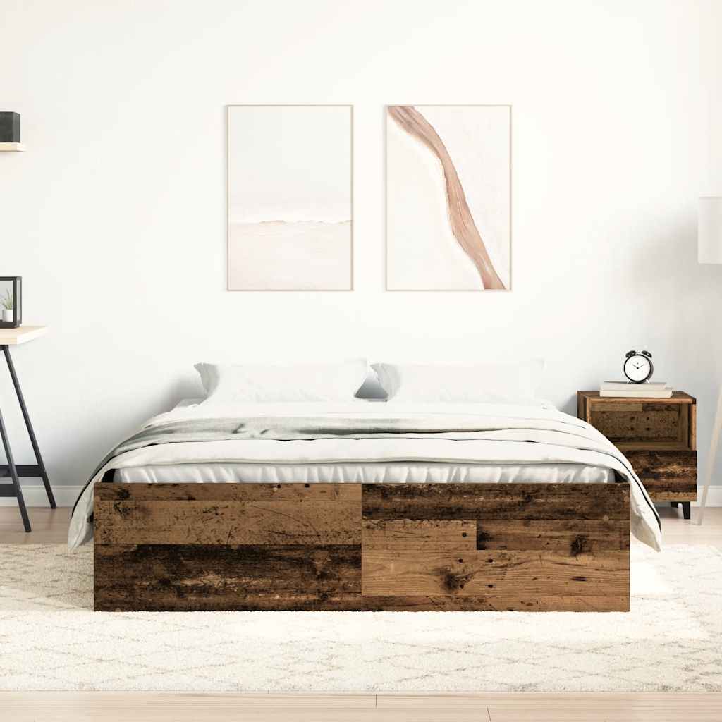 Giroletto senza Materasso Legno Antico 120x190cm in Truciolato | homemem39