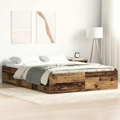 Giroletto senza Materasso Legno Antico 120x190cm in Truciolato | homemem39