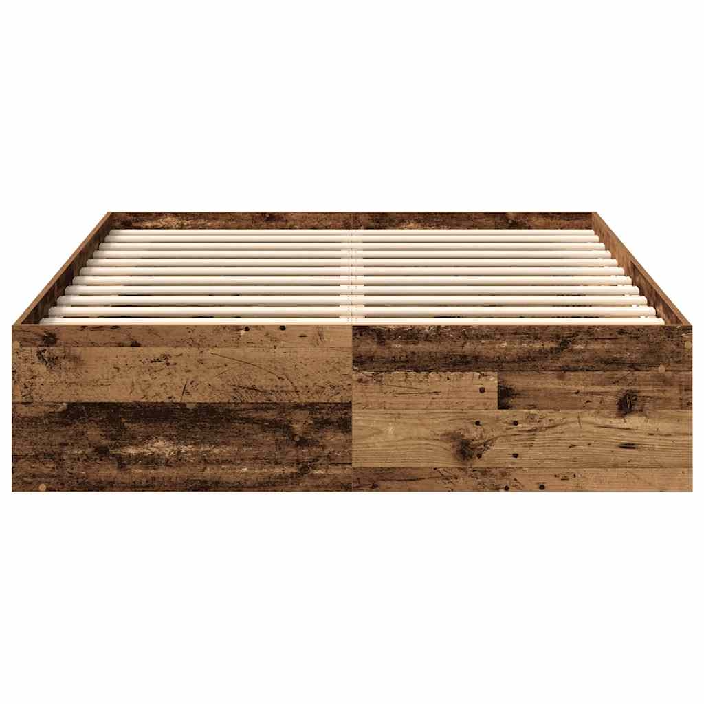Giroletto senza Materasso Legno Antico 140x190cm in Truciolato | homemem39