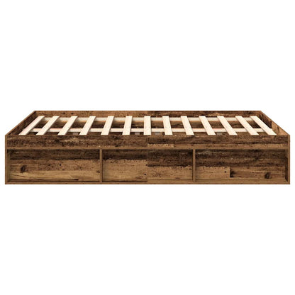 Giroletto senza Materasso Legno Antico 140x190cm in Truciolato | homemem39