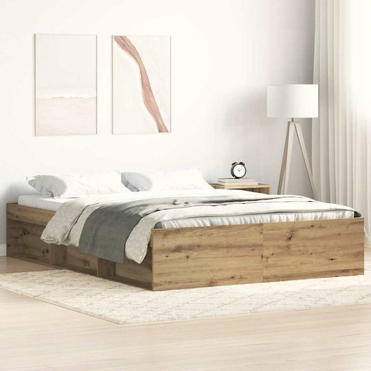 Giroletto senza Materasso Rovere Artigianale 140x190cm | homemem39