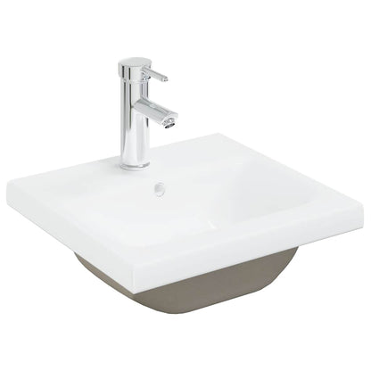 Mobile da Bagno con Lavabo Integrato e Rubinetto Legno Antico | homemem39