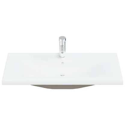 Set Mobili da Bagno 5 pz Rovere Artigianale Legno Multistrato