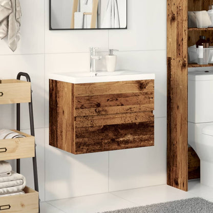 Mobile con Lavabo Integrato Legno Antico | homemem39