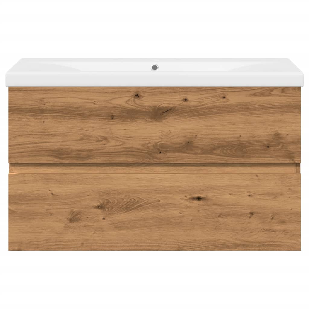 Mobile con Lavabo Integrato Rovere Artigianale