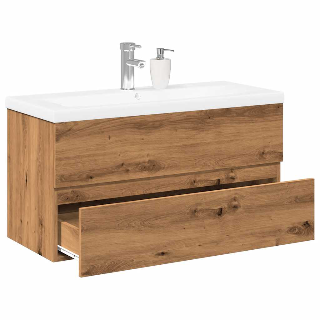Mobile con Lavabo Integrato Rovere Artigianale | homemem39