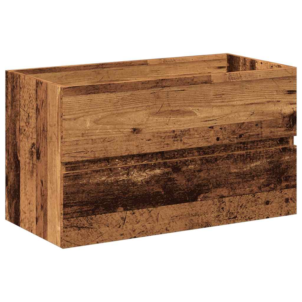 Set Mobili da Bagno Legno Antico in Legno Multistrato | homemem39