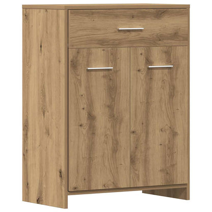 Set Mobili da Bagno 4 pz Rovere Artigianale Legno Multistrato | homemem39