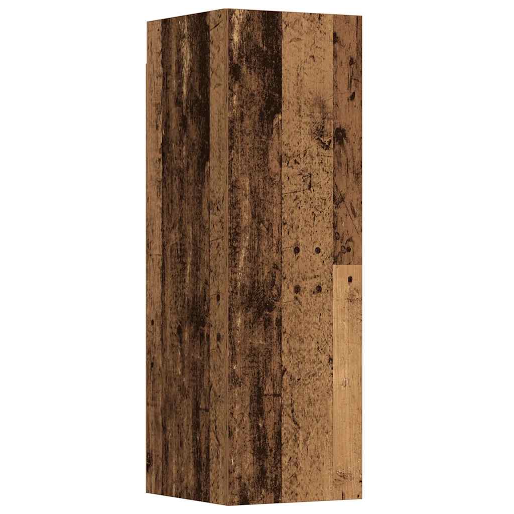 Mobili TV a Parete 3 pz Legno Antico in Legno Multistrato - homemem39
