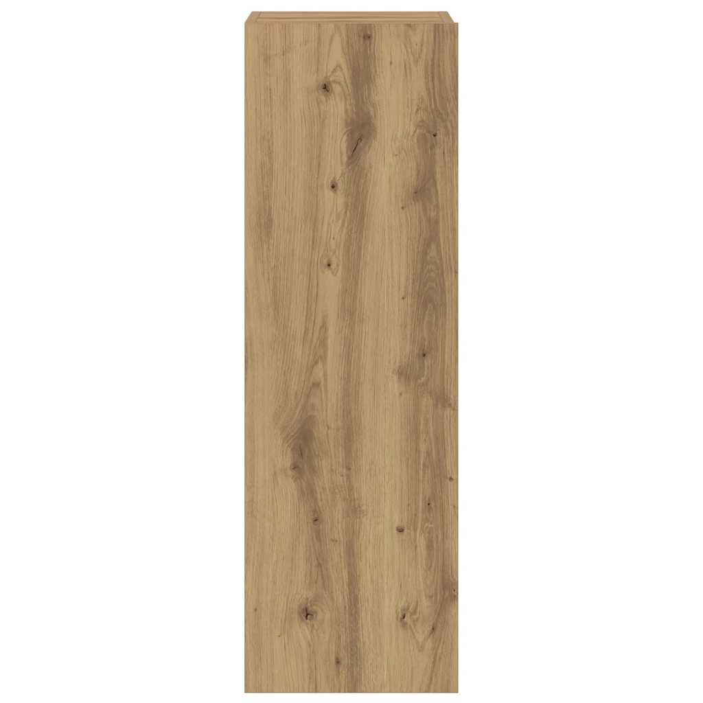 Mobili TV a Parete 3 pz Rovere Artigianale in Legno Multistrato - homemem39