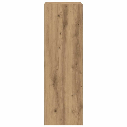 Mobili TV a Parete 5 pz Rovere Artigianale in Legno Multistrato